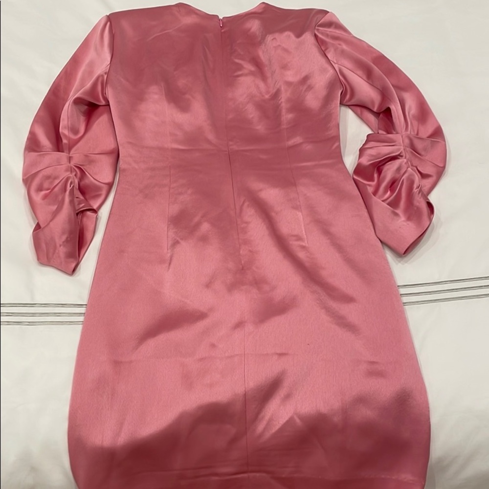 Cinq a Sept Pink Ruched Dress - Picture 4 of 9